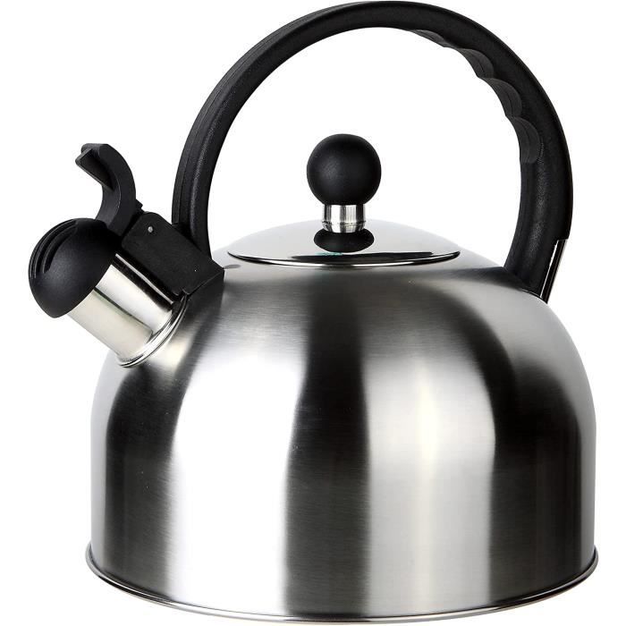 ACTIVE CUISINE Bouilloire Sifflante Induction 2,5L Inox Théières pour