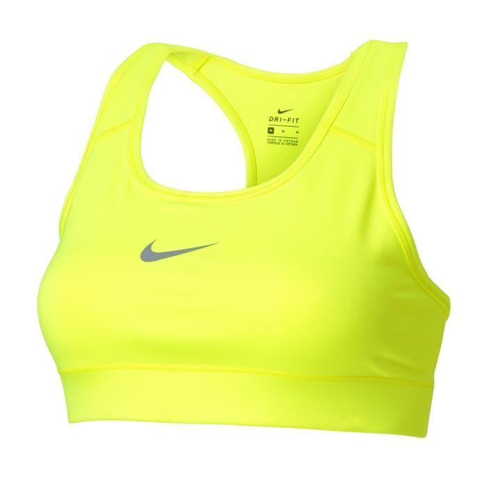 brassiere nike jaune fluo