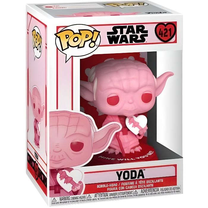 Figurine Funko Pop! Star Wars : Valentines Yoda wHeart