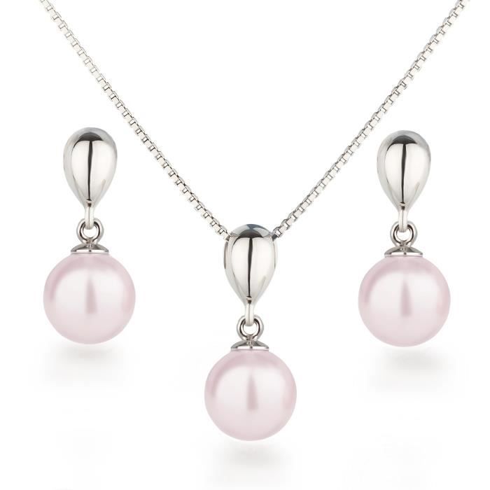 Schöner Schmuck-Design Femme Argent-#Silver Perle d'imitation Perle