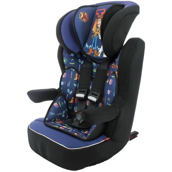 Siège auto isofix IMAX groupe 1/2/3 (9-36kg) avec protection latérale et têtière réglable - made in France - Toy Story