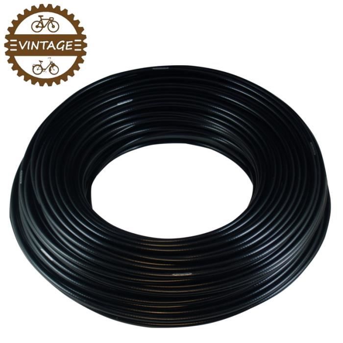 GAINE DE DERAILLEUR TEFLON NOIR LONGUEUR 1M DIAMETRE 4MM VELO VTT ROUTE VINTAGE CABLE PTFE