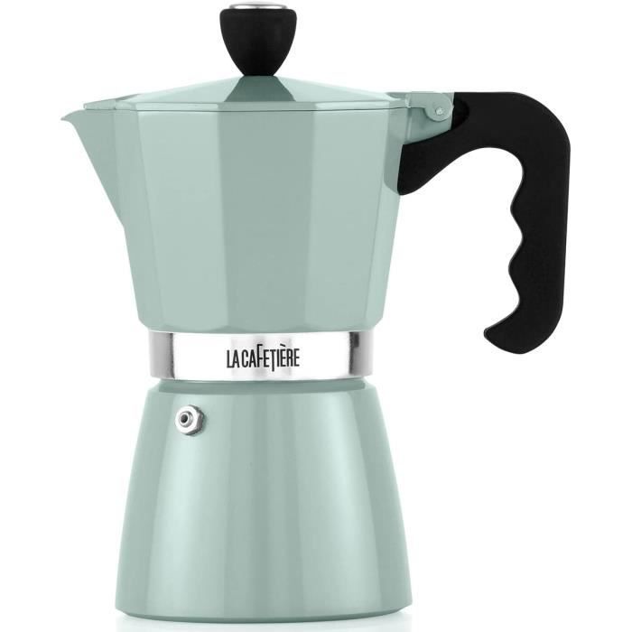 La Cafetiere Percolateur à café Espresso Classique 6 Tasses Noir 6 Tasses Pistache