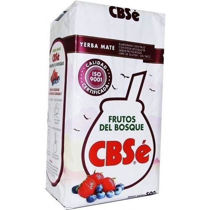 Yerba Maté aux fruits des bois, 500g. FRUTOS DEL BOSQUE CBSé