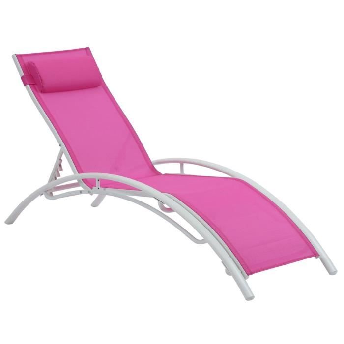 Bain de soleil en aluminium -Beauty- - Phoenix - Fuschia
