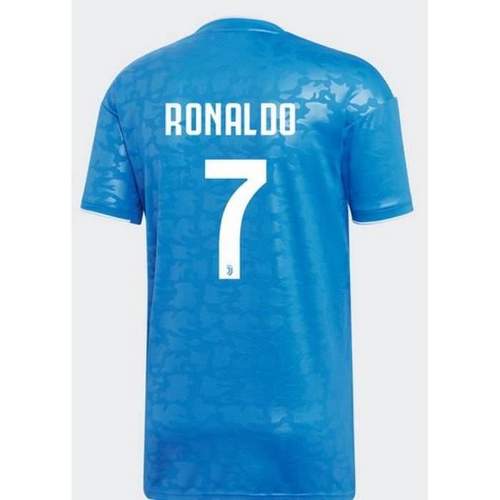 Maillot Enfant Adidas Juventus de Turin Third Saison 2019-2020 Flocage Officiel Ronaldo Numéro 7