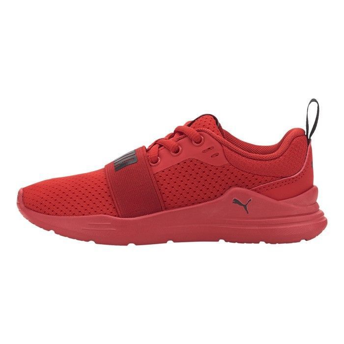 Chaussures de multisports enfant Puma Wired Run PS - rouge vif/noir - 31,5