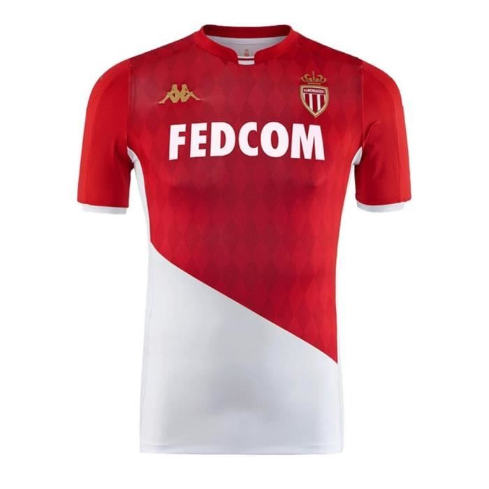 AS Monaco Maillot rouge homme Kappa Domicile Pro 2019-2020