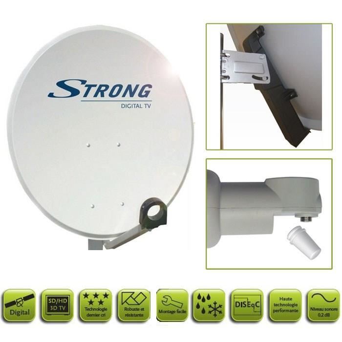 STRONG SRTD80SPL702 Parabole avec tête LNB