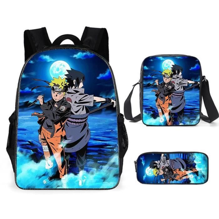 Naruto D'école Cool Garçons Filles Anime Sac À Dos Scolaire Naruto Enfants Backpack A12