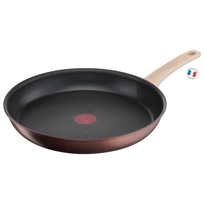 TEFAL G2540602 Poêle 28 cm ECO-RESPECT - antiadhésive - Tous feux dont inductionMarron