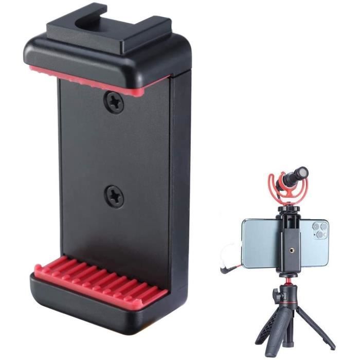 300PCS ULANZI ST-07 Support de trépied pour téléphone avec chaussure froide Support pour microphone Lumière vidéo LED Vis de trépied