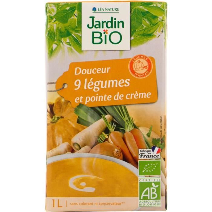 Velouté douceur 9 légumes bio - 1L