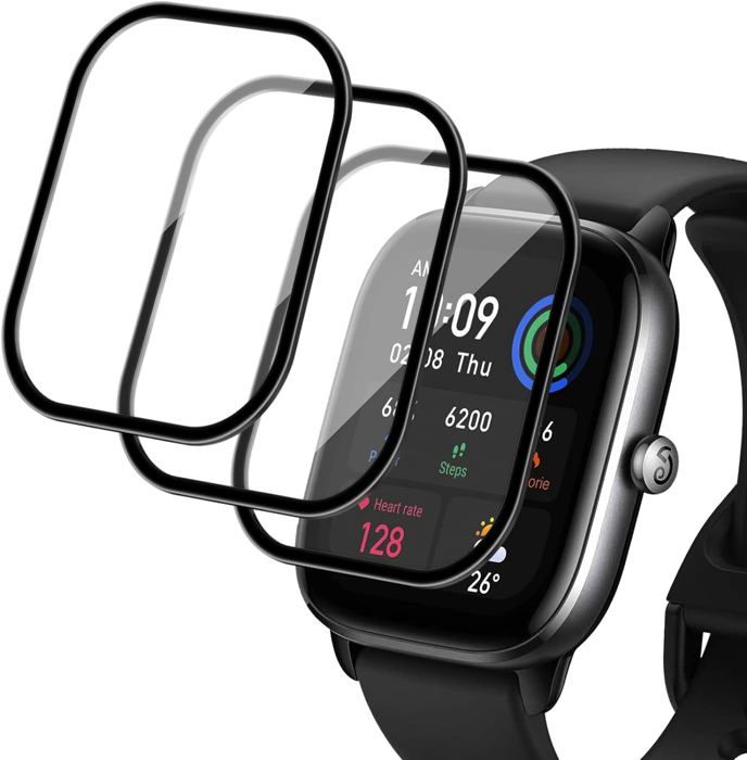 Pack De 3 Protections D'écran AtFoliX Pour Amazfit Bip S - Film Flexible Anti-chocs - Neuf