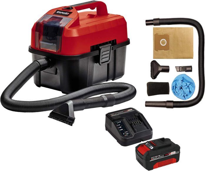 Aspirateur Sans Fil WORX Nitro 4 En 1 - 20V - Eau Et Poussières - 16 Kpa - 8L - Moteur Brushless