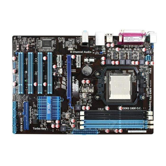 Carte mère ASUS M4N68T NVIDIA nForce 6100 405(MCP61S) Socket AM3 4xDDR3 16GB ATX - Asus