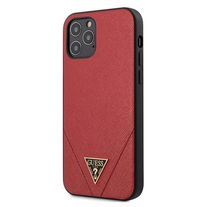 Guess Saffiano V Coque pour iPhone 12 Pro Max