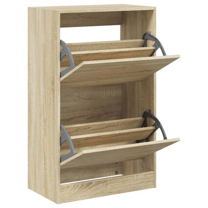 Armoire à Couloir - Armoire à chaussures - UU - chêne sonoma 60x34x965 cm bois ingénierie CHY604696