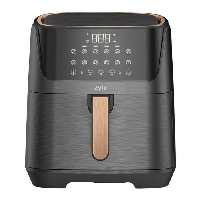 Friteuse à air chaud - ZYLE - ZY885RAF - 7 litres - 12 programmes - Température variable