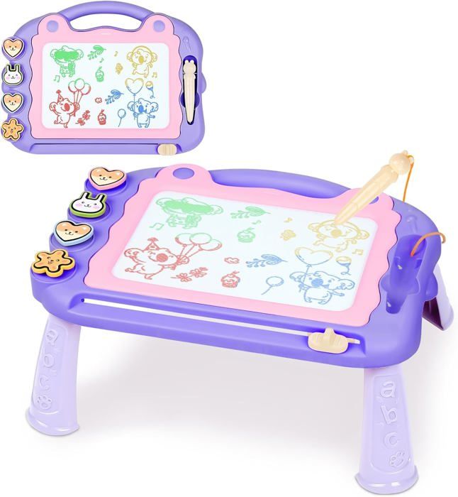 DS32063-Ardoise Magique Tableau,Planche à Dessin Magnétique Pour Enfant