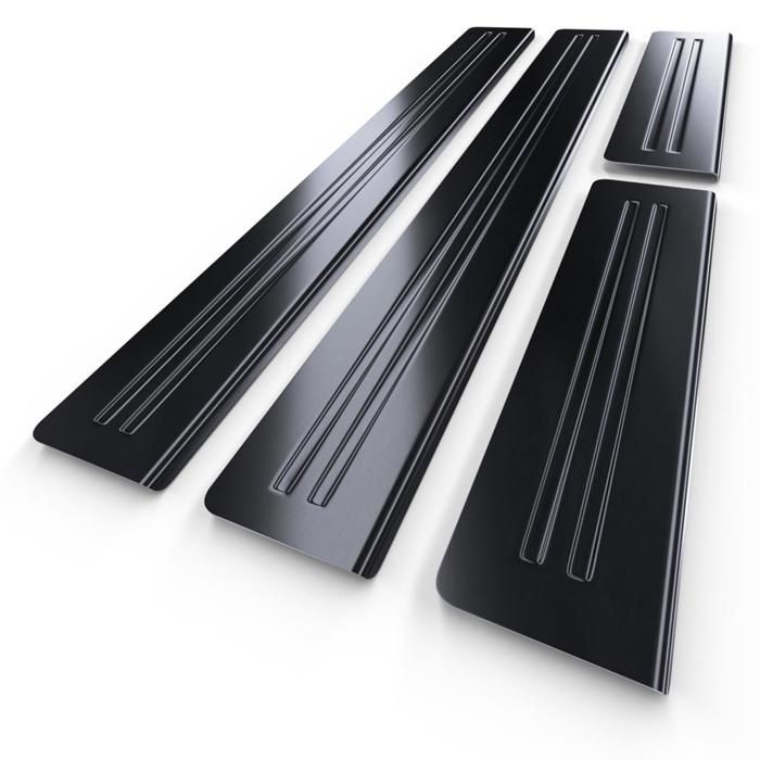 Lot De 4 Seuils De Portière ABS Noir – Protection Et Look Sportif Pour Dacia Sandero (à Partir De 2021) – Installation Facile !