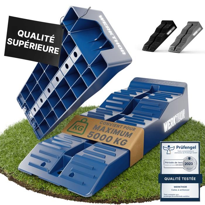 axxHaul 50939 Rapes de nivelleent 3 arches pour caping-car et