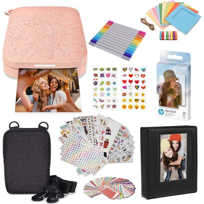 Imprimante photo instantanée HP Sprocket 2x3 Pack de démarrage