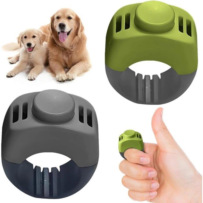 2X Clicker Chien DressageEntraînement de Chiens Chats et21mmCouleur AléatoireUISAVE
