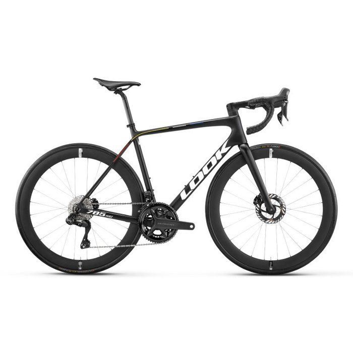 Vélo Look 785 Huez 2 Pro Team Di2 Europe R50D Shimano Ultegra Di2 R8150 12v - Noir - S / 164-173 cm