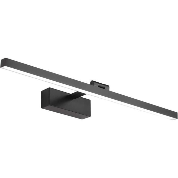 Lampe miroir LED salle de bain - MHY® - 60 cm - 14W - IP44 étanche - 180° rotatif - Blanc froid 6000K - Aluminium
