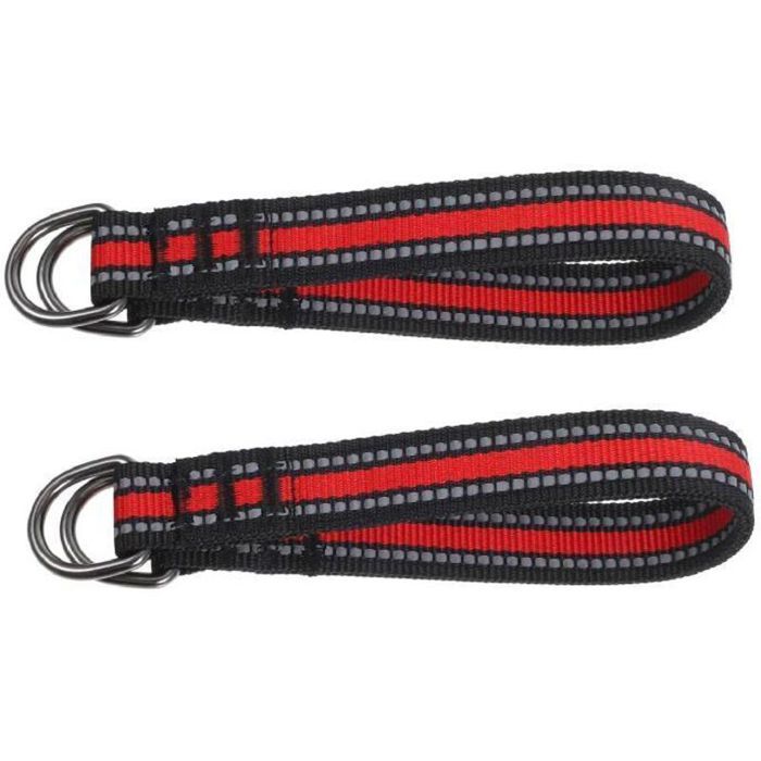 Lot de 2 sangles de connexion pour balançoire étagère hamac accessoires de suspension pour équipement de gymnastique ceinture