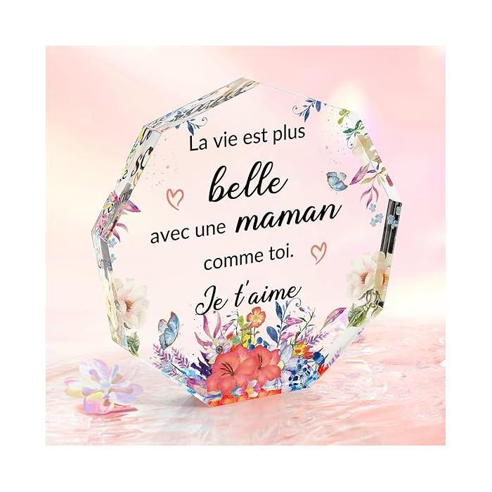 Cadeau Maman Cadeau Fete des Mere Cadeau Mere Acryliques Cadeau Anniversaire Maman Cadeau Femme Idee Cadeau Maman Mam LAMPE A POSER