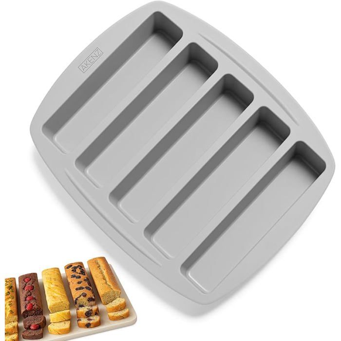 Moule 5 cake long multi apéritif apero compatible Cake Factory