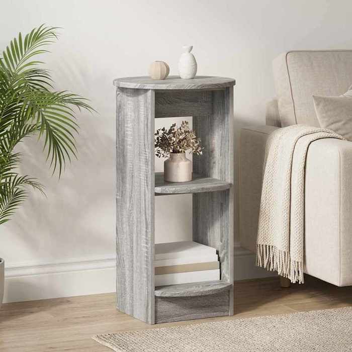 vidaXL Meuble dappoint Gris Sonoma 40 x 40 x 75 cm Bois d’ingénierie 899840