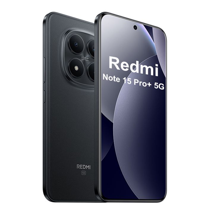 Smartphone - XIAOMI - Redmi Note 15 Pro+ 5G - 8 Go RAM - 256Go ROM - Noir - 683 pouces AMOLED 200 MP caméra