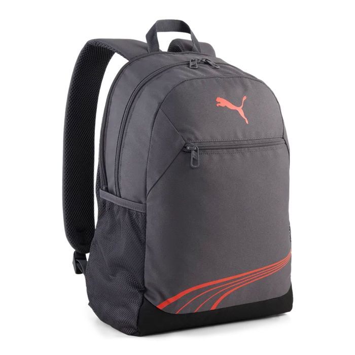 PUMA Sac à dos gris rouge pour femme et homme - Fundamental Backpack Moody Gray 351719 PUMA Sac à dos gris rouge pour femme et homme - Fundamental Backpack Moody Gray 351719