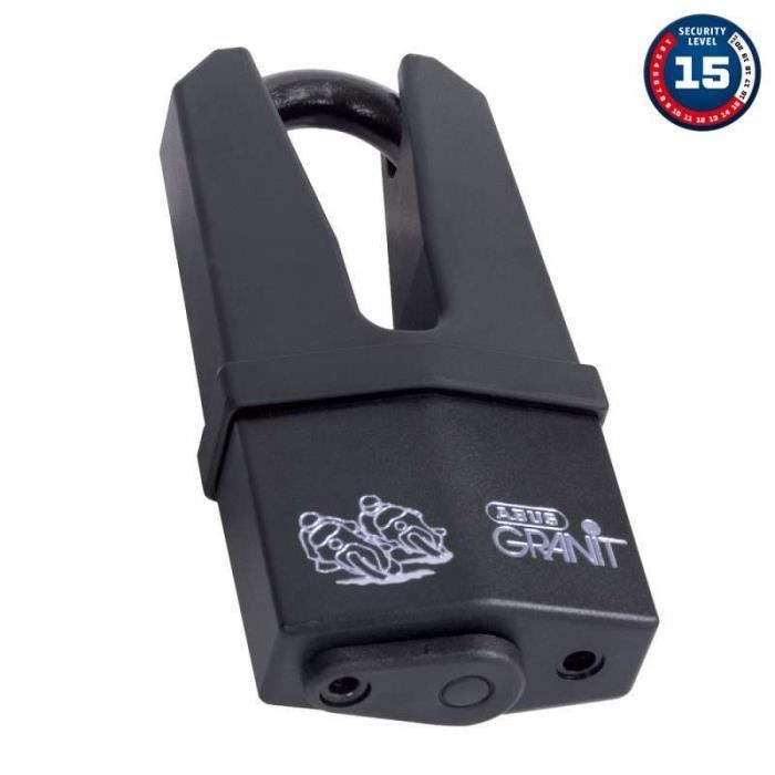 ABUS Blocca Disco Freni Granit Quick 37 - Antifurto Giallo Per Bici E Moto