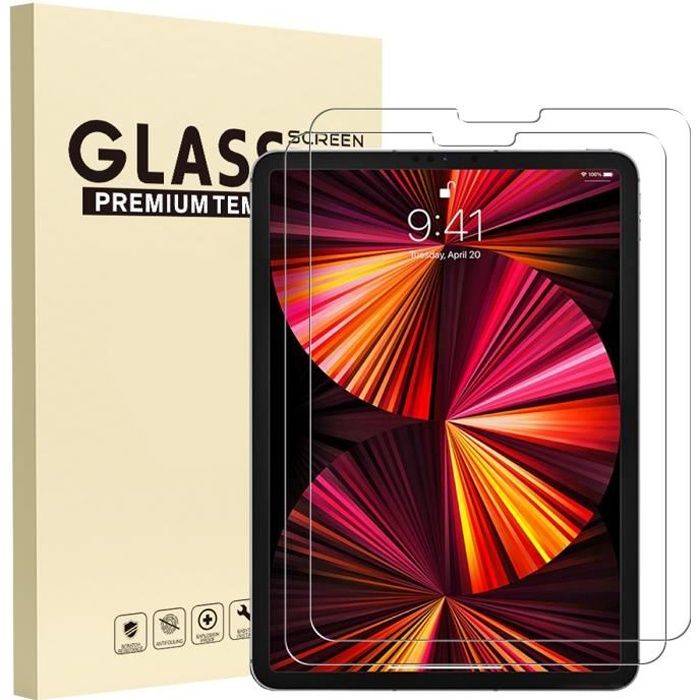 2x Protection en verre pour iPad Pro 11 (2021) - A2459