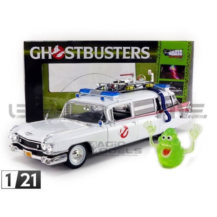 Voiture Miniature de Collection - AUTO WORLD 1/18 - CADILLAC Ghostbusters -  Ecto 1 (Scale 1:21) - White - AWSS118 - Cdiscount Jeux - Jouets