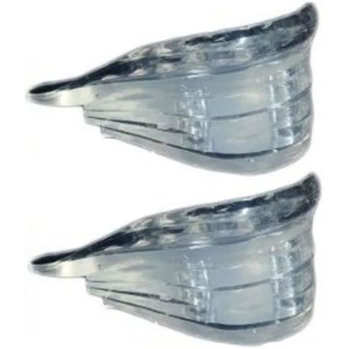 Semelles orthopédiques Paire de talonnette grandissante en silicone, gel, talon tasse coussin orthopédique pour le Talon 84976