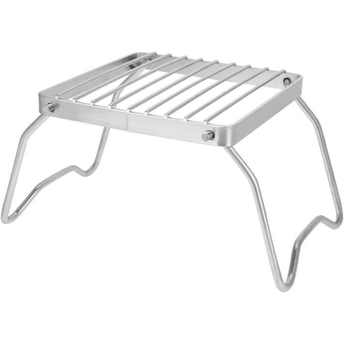 Petit Barbecue Pliable Au Charbon De Bois Portable 45x30x23 Cm - Idéal Camping Pique-Nique Jardin