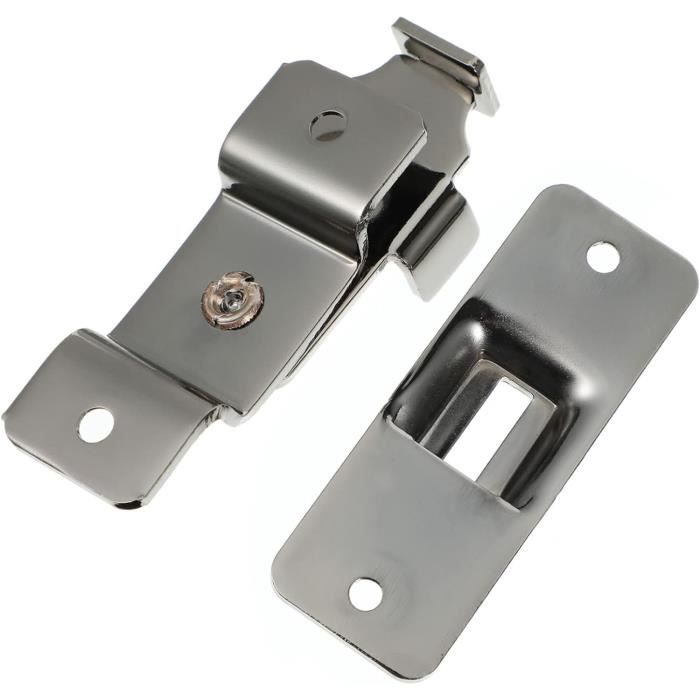 Lot De 2 Targettes (hasp & Staple) Marine En Inox 316 - AB Tools - 78mm, Neuf
