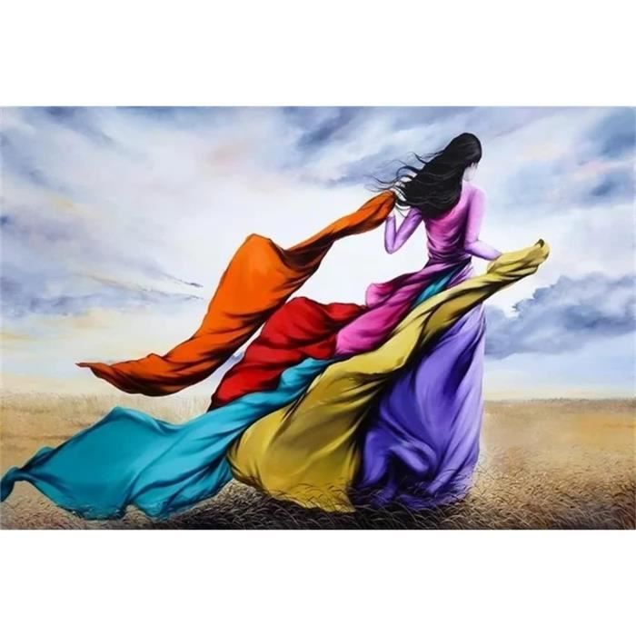 Broderie Diaant Kit Coplet, Point De Croix Canevas Diaant Peinture