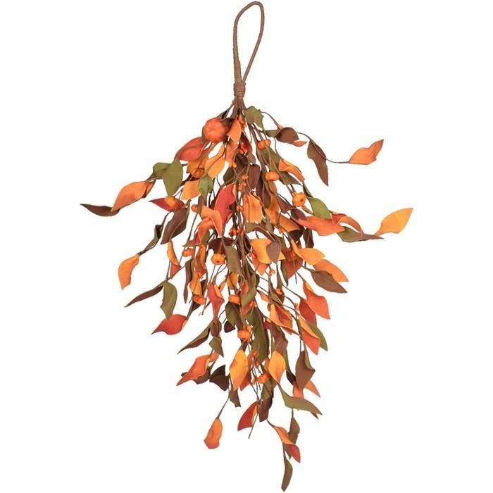 Lot De 6 Branches D'eucalyptus Artificiel Automne - 60 Cm, Décoration De Table Ou Vase Sans Entretien
