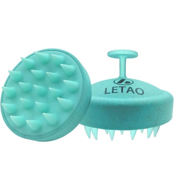 Brosse Shampoing Massage Cuir Chevelu(Brosse Cuir Chevelu,Favorise Pousse Dheveux),Adaptée Aux