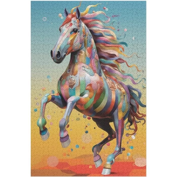 Ravensburger Puzzle 500 Pièces – Cheval Sur La Plage – 49x36 Cm, Carton FSC, Finition Mat, Dès 12 Ans, Relaxant