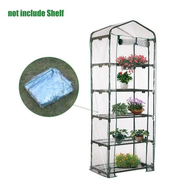 Serre De Jardin TILEZE - Couverture Protection Plantes 130x60x50 Cm Pour Légumes Fleurs