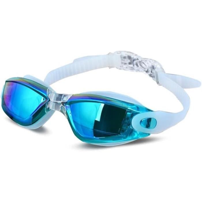 Lunettes De Natation Adultes – Anti-buée, Anti-UV, Joints étanches, Cadre Large, Sans Tirage De Cheveux, Polycarbonate