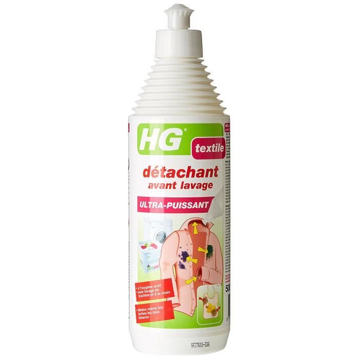 HG Spray détachant ultra-puissant avant lavage 500ml - Tecniba
