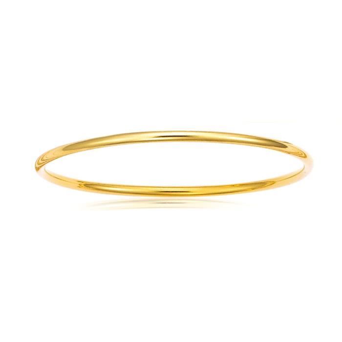 SF Bijoux - Bracelet rigide plaqué or